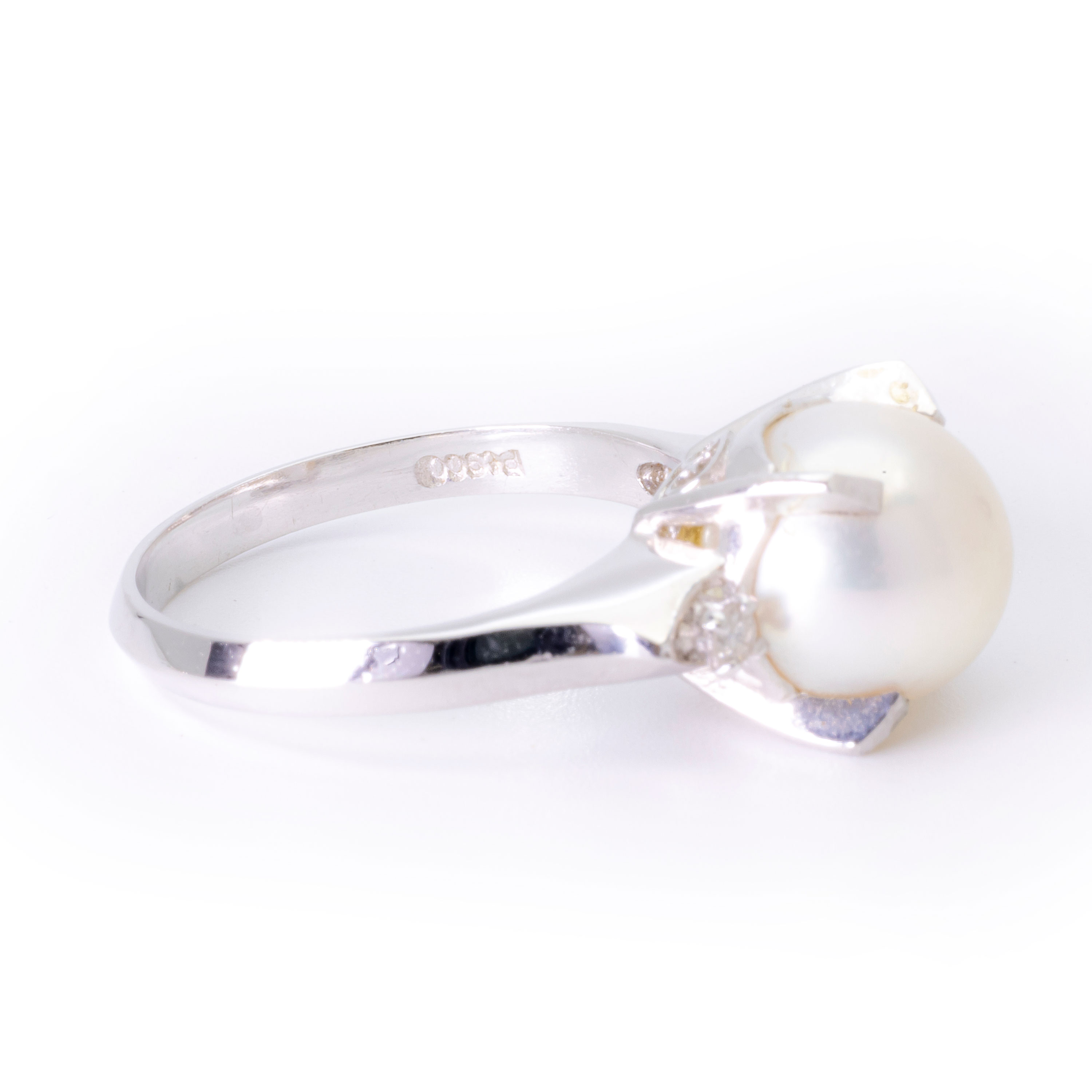 パール 真珠 ダイヤモンド Pt900