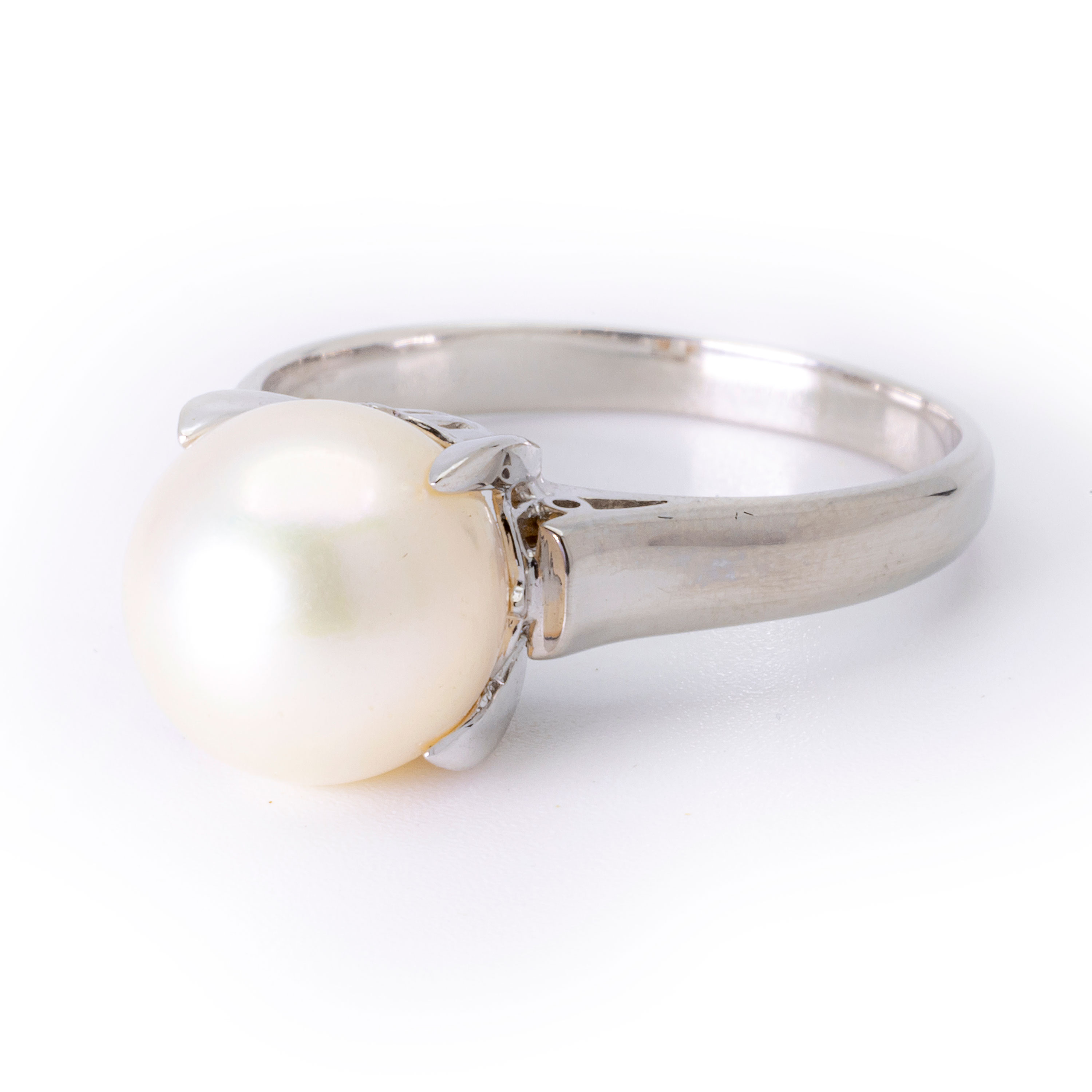 パール 真珠 ダイヤモンド Pt900 ファッションリング 指輪 Ring